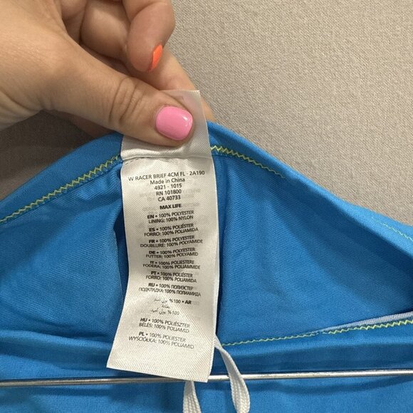 Arena Training Racer Brief Swim Bottoms XL Chlorine Resistant Mens NWT Swimwear - Picture 7 of 10